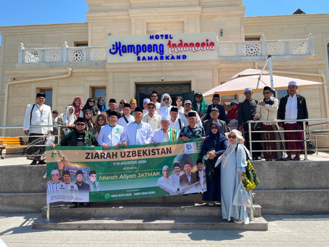 JATMAN Uzbekistan pilgrimage group at Hotel Kampoeng Indonesia